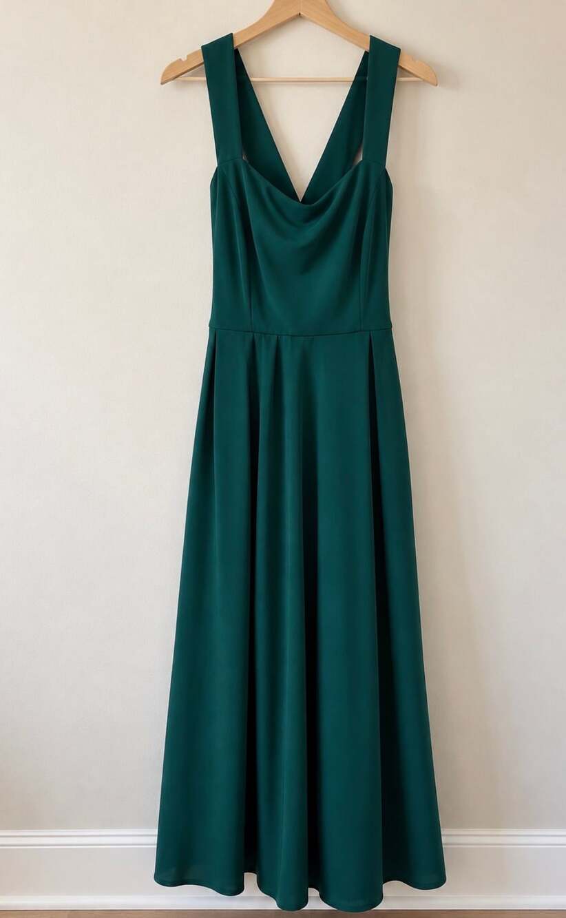 NWT Halara Women's Sweetheart Neck Sleeveless Crisscross Tie-back Midi Dress